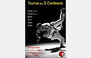 INVITATION pour le tournoi Tournoi des 5 Continents