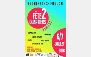 Fête du Foulon et la Gloriette 6 et 7 Juillet 2018